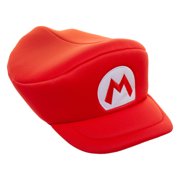 Super Mario Bros Embroidered Mario M Patch Mens Red Beret Cap