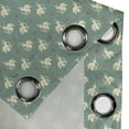 thumbnail image 4 of Ambesonne Green Grommet Curtain, Greek Love Cupid, 50" x 108", Jade Green Purple Cream, 4 of 6