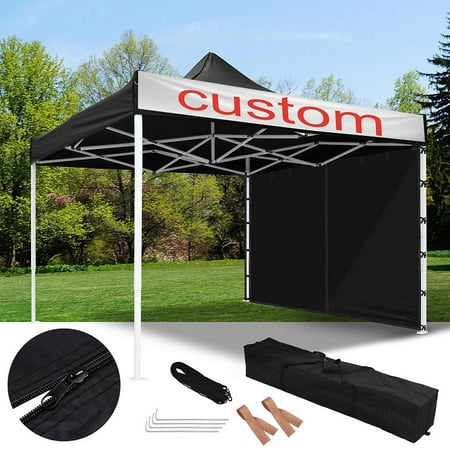 Yescom 10x10' EZ Pop Up Canopy Waterproof Tent Commercial Outdoor Business Gazebo Shelter w/ 210D