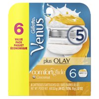 Gillette Venus ComfortGlide plus Olay Coconut Women's Razor Blades - 6 Refills