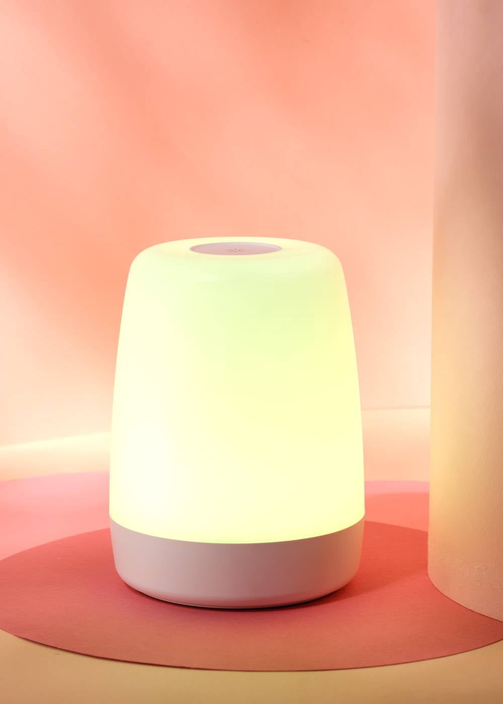 Luna Portable Night Light by Bebcare, Multi-Color Soft Ambient Light, Adjustable Brightness, USB-C Charging, Touch Control, Ideal for Nursery, Bedroom