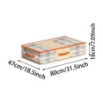 thumbnail image 2 of Large Heavy-Duty Thick Storage Bags, Durable Clear Moving Bags for Clothes, Stackable Foldable, 8 Sizes with Reinforced Handles for Bedroom College Dorm Home Organization, 2 of 13