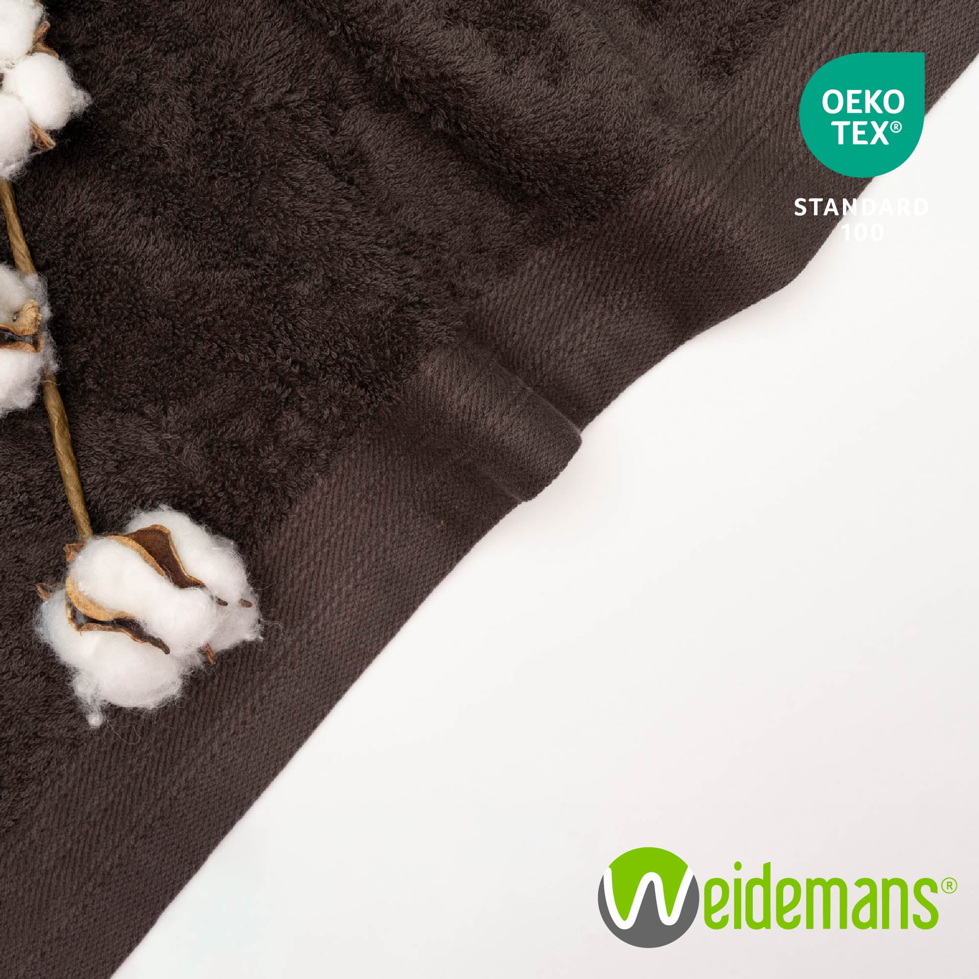 Premium 100% Cotton Towel Set of 4 Hand Towels 18" x 30" | 4 Ultra Soft and Highly Absorbent Hand Towels for Bathroom, Gym, Hotel, Spa, Machine Washable | Color: Chocolate