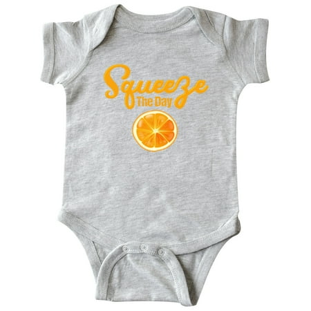 

Inktastic Orange Squeeze The Day Gift Baby Boy or Baby Girl Bodysuit
