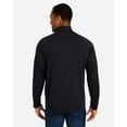 thumbnail image 3 of CORE365 CE418 Men's Origin Performance Pique Quarter-Zip Pullover-BLACK/ CARBON-XL, 3 of 6