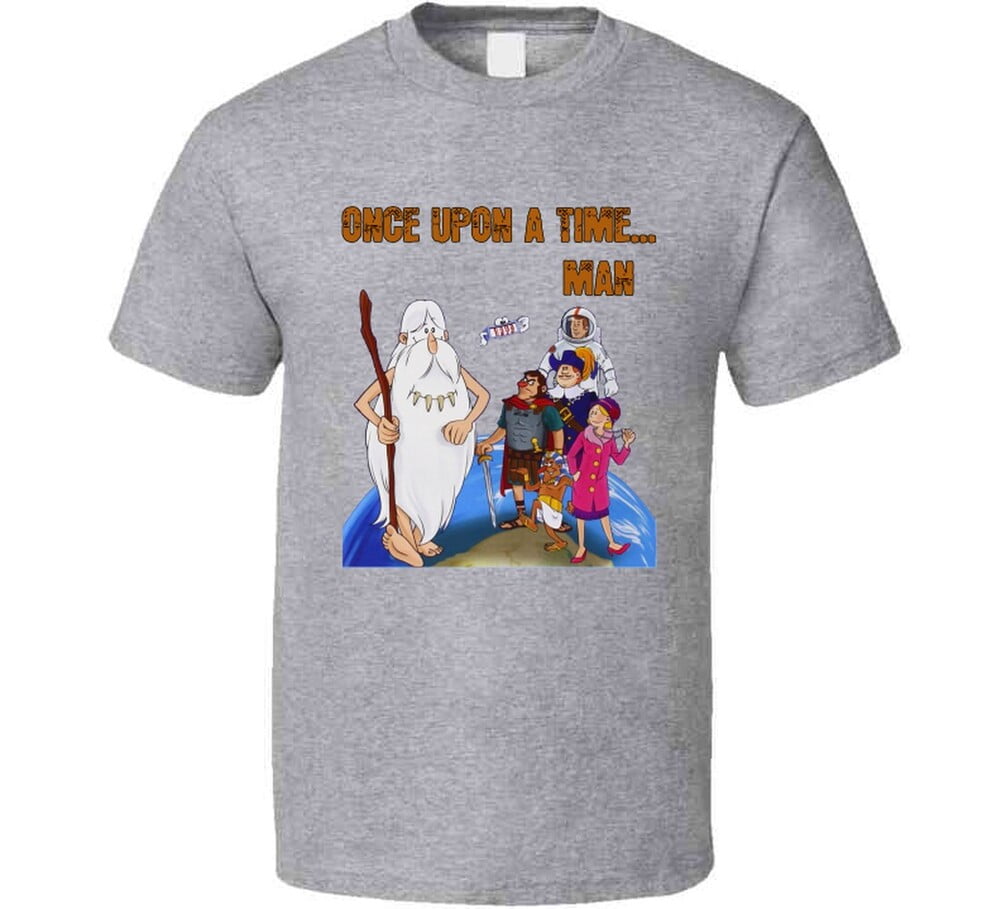 Once Upon A Time Man 70's Throwback Retro Vintage Classic Cartoon T Shirt -  