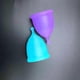 thumbnail image 5 of Anytime Women Silicone Anti Leakage Menstrual Period Cup L purple, 5 of 5