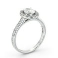 thumbnail image 3 of Nerra Jewel 14K White Gold Plated Engagement Ring for Gift - 2.2 Ct Oval Cut Lab Created Diamond Rings for Women's - Wedding Diamond Halo Ring for Women's - Latest Special Occasion Rings for Gifts, 3 of 3