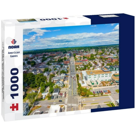 Noah Jigsaw Puzzle Historic commercial buildings aerial view on Main Street in historic downtown Nashua, New Hampshire NH 1000 pieces