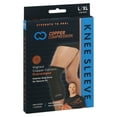Copper Infused Compression Knee Brace for Arthritis Pain Relief Unisex, Large/XLarge