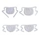 thumbnail image 4 of Maid Costume Waist Apron For Lady, Retro Aprons Christmas Lace Cotton Half Apron,100% New, 4 of 5
