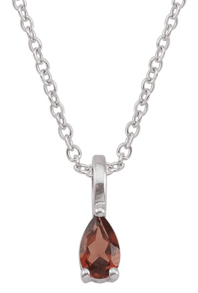 Personalized teardrop pendant in 10k Gold by Jewlster
