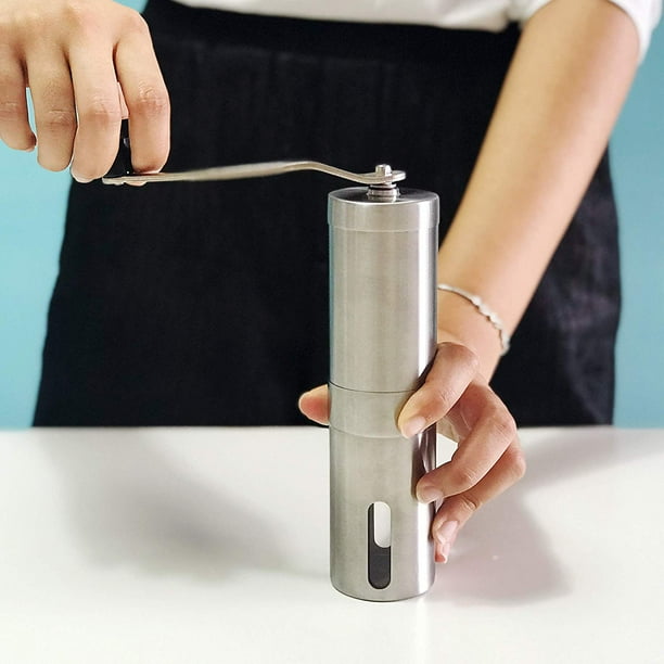 Manual Coffee Grinder, Burr Coffee Grinder Adjustable Setting Conical