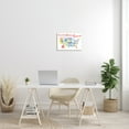 thumbnail image 2 of Stupell Industries United States of America Typography Map Primary Tones Art for Kids Painting Unframed Art Print Wall Art, 13 x 19, 2 of 6