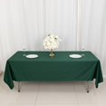 thumbnail image 2 of Balsa Circle 60x102 in Hunter Green Scuba Polyester Rectangle Tablecloth Wedding Party Events Decorations Supplies, 2 of 8