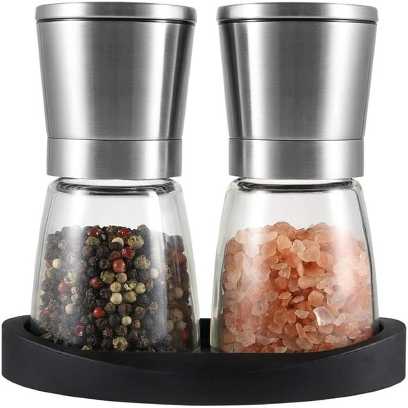 VEVOK CHEF Juego de molinillo de sal y pimienta, grosor ajus VEVOK CHEF VEVOK CHEF