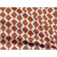 thumbnail image 5 of oneOone Rayon Orange Fabric Block Craft Projects Decor Fabric Printed By The Yard 56 Inch Wide-84, 5 of 5