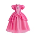 thumbnail image 3 of Vestido de princesa Costume Super Brothers Peach para niñas, 3 of 5