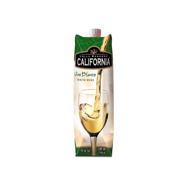 Pack de 12 Vino Blanco California Tetrapack de 946ml California Tetrpack 946ml