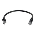 thumbnail image 2 of C2G 1ft Cat5e Ethernet Cable - Snagless Unshielded (UTP) - Black - Patch cable - RJ-45 (M) to RJ-45 (M) - 1 ft - CAT 5e - molded, snagless, stranded - black, 2 of 6