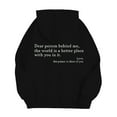 thumbnail image 3 of CONFREE Mens Hoodie Letter Prints Hoodies For Men Graphic Long Sleeve Casual Pullover Hooded Sweatshirts With Pockets, 3 of 8