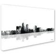 thumbnail image 2 of Trademark Fine Art "Des Moines Iowa Skyline BG-1" Canvas Art by Marlene Watson, 2 of 3