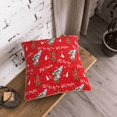 thumbnail image 5 of KLL Christmas Deer 1 Decorative Throw Pillow Covers Velvet Soft for Couch Sofa Bedroom Living Room Outdoor (No pillow core)- 20"x20", 5 of 5