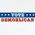 thumbnail image 2 of CafePress - Vote Demoblican Body Suit - Baby Light Bodysuit, Size Newborn - 24 Months, 2 of 4