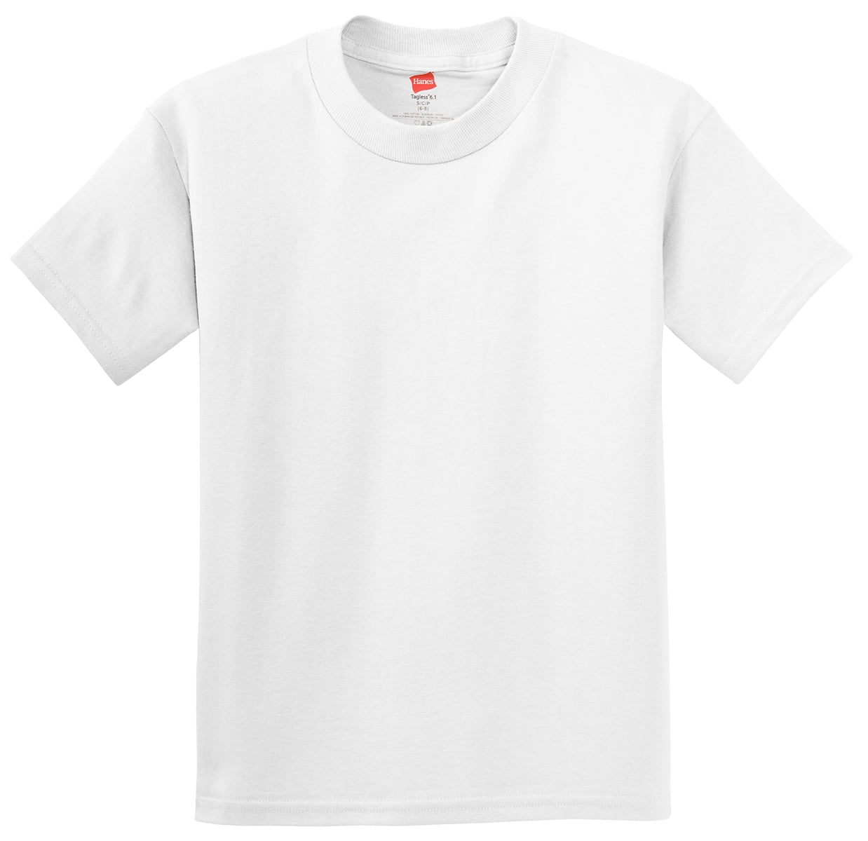 hanes lay flat t shirts