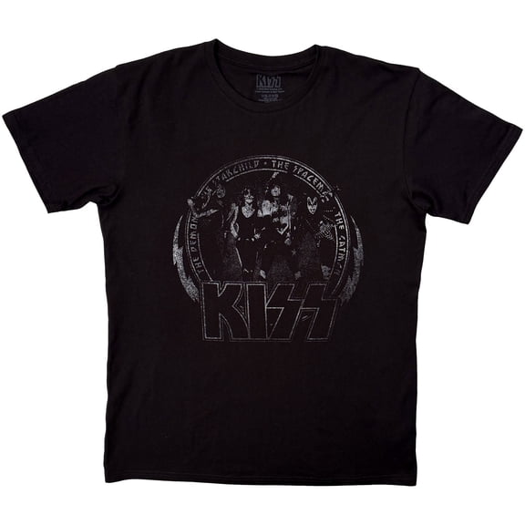 KISS Unisex T-Shirt: Spaceman (Black)