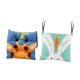 thumbnail image 1 of 2 almohadillas para sillas de comedor, cojines de asiento, cojines suaves para sillas de interior con lazos para sala de estar, cocina, jardín y hogar Conejito y ciervo, 1 of 9