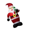 thumbnail image 2 of EeaseMX juego de decoración inflable de Papá Noel con diseño navideño, enchufe de la UE., 2 of 8