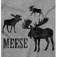 thumbnail image 2 of Funny Meese Moose Animal Humor Hoodie Sweatshirt Women Men Brisco Brands L, 2 of 6