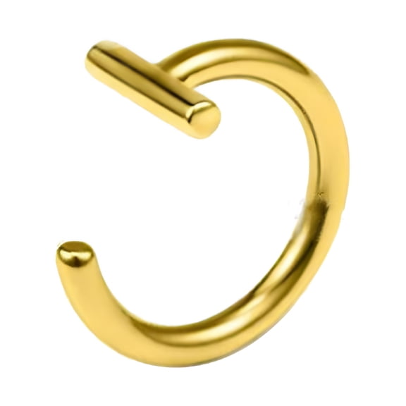 DESIGNICE Lip Rings Fake Spring Clip On Nose Rings Fake Lip Hoop Body Piercing Rings