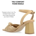 thumbnail image 3 of Journee Collection Womens Galinda Tru Comfort Foam Low Block Heel Sandals, 3 of 6