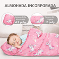 thumbnail image 4 of Primlect Tapete para Siesta, 55" x 22" x 2", Sacos de Dormir Gruesos con Almohada Removible, para Guardería, 4 of 6