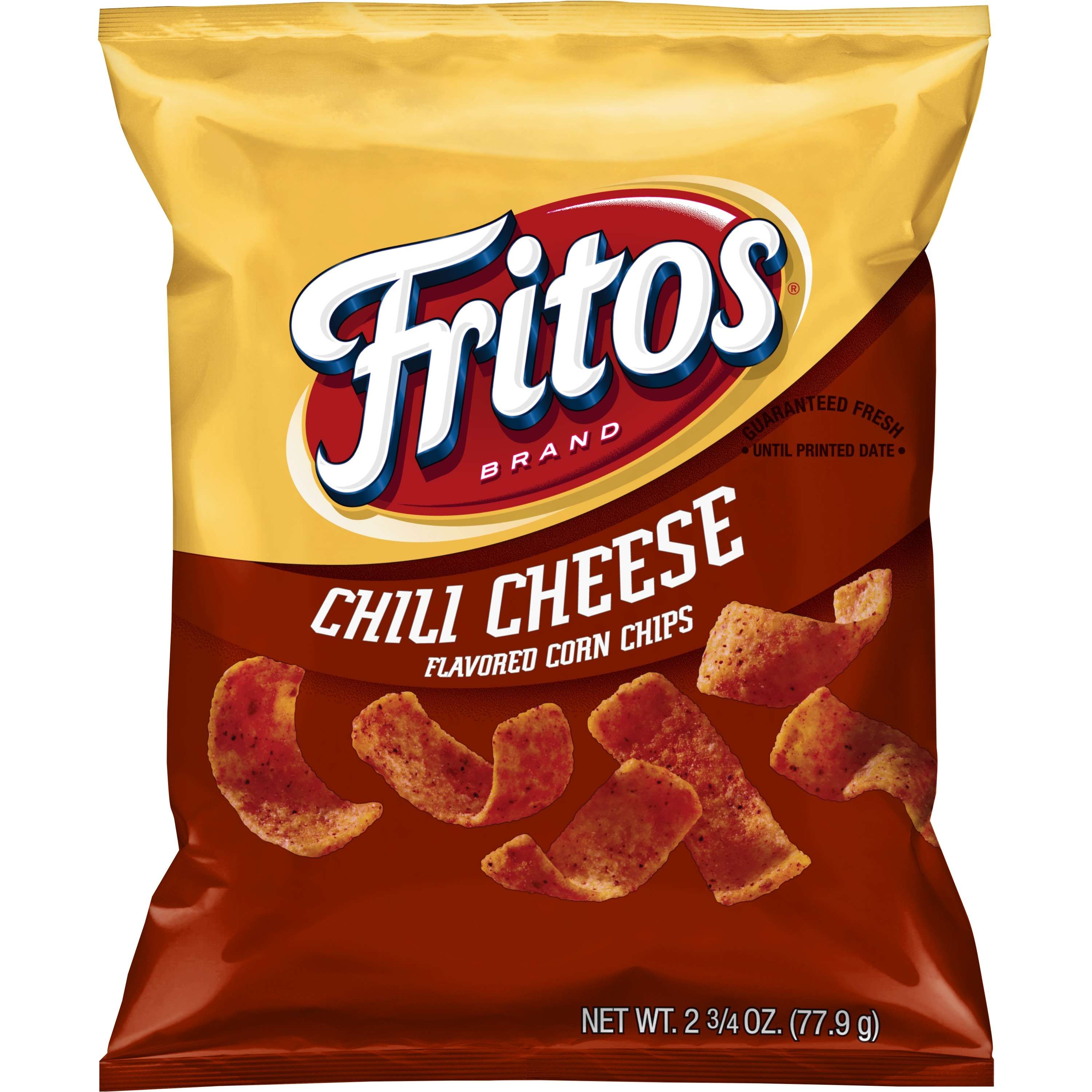 Fritos Chili Cheese Flavored Corn Chips 2.75 Ounce Plastic Bag