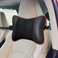 thumbnail image 6 of Luwecf Car Headrest Four Seasons Easy Installation Auto Accessories Car Neck Pillow Black Red, 6 of 9