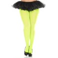 thumbnail image 1 of Plus Size Opaque Tights - Neon Green, 1 of 1