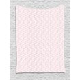 thumbnail image 1 of Roses Tapestry, Romantic Valentine's Day Pattern in Pastel Tones, Wall Hanging for Bedroom Living Room Dorm Decor, 40W X 60L Inches, Rose Mauve, by Ambesonne, 1 of 2