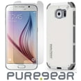 thumbnail image 1 of Case/Screen Protector for Galaxy S6, PureGear Arctic White Dualtek [Extreme Impact Rugged] Cover + Anti-Impact Screen Guard for Samsung Galaxy S6 (SM-G920), 1 of 10