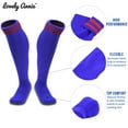 thumbnail image 2 of Lovely Annie Girls' 1 Pair Knee High Sports Socks for Baseball/Soccer/Lacrosse 002 XXS Blue, 2 of 5