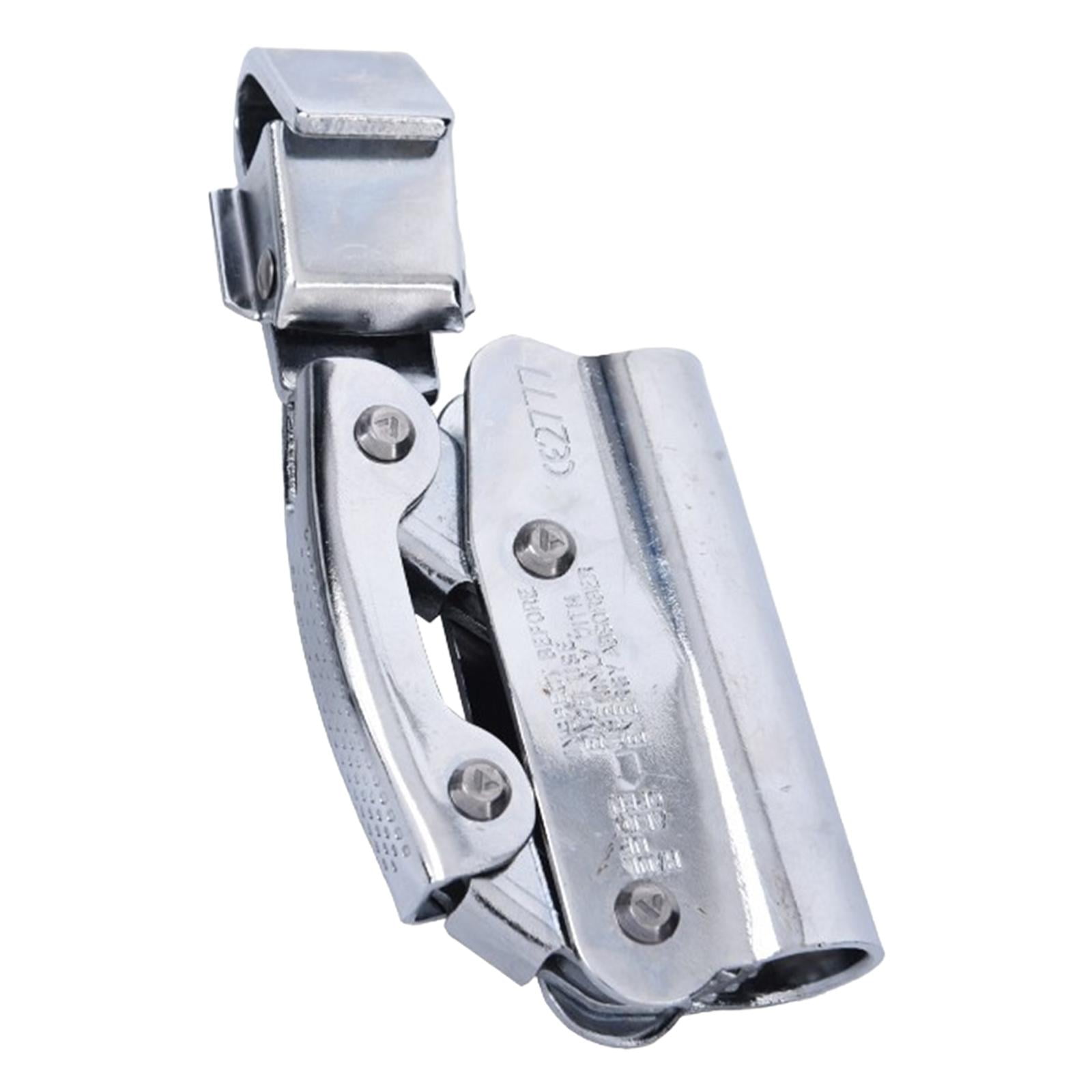figatia Alloy Steel Strong Bearing Arrest Rope Grab, Climbing Rope Grab for Aerial Work, Rappelling Gear Equipment Mountaineering Swivel Hook