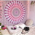 thumbnail image 3 of Gypsie Blu Boho Queen Mandala Tapestry Indian Wall Hanging Decor Art Bohemian Hippie Bedspread Blanket Tapestries Online, 3 of 3