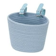 thumbnail image 4 of Accesorios para cestas de bicicleta para niños Cesta delantera para bicicleta para niños, niñas y picnic Azul, 4 of 8