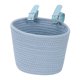thumbnail image 4 of Cesta de almacenamiento para bicicleta para niños, fácil de instalar, desmontable, bonita y decorativa. Azul, 4 of 8