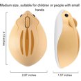 thumbnail image 2 of SHARE SUNSHINE Cute Hamster Shape Wireless Silent Mouse Portable Optical Mice(Yellow), 2 of 6