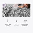 thumbnail image 4 of LSLJS Throw Blankets Soft Fuzzy Warm, Fuzzy Throw Blankets Couch Fleece, Throw Blankets Bed Cozy Machine Washable Plush Thick Comfy Checkered Furry Sofa, Throw Blanket, 4 of 9