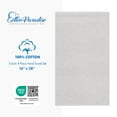 thumbnail image 5 of Cotton Paradise 100% Cotton Turkish 4 Piece Hand Towel Set, Soft Absorbent Face Towels Clearance Set, Silver Gray, 5 of 6