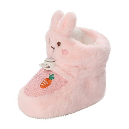 

Youmylove Baby Shoes Fashion Soft Sole Toddler Shoes Warm Cotton Boots Soft Sole Boots Child Lovely Footwear Prewalker